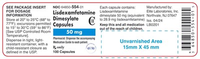 Lisdex Caps 50mg bottle-label.jpg Lisdex Caps 50mg - Lisdex Caps 50mg bottle label